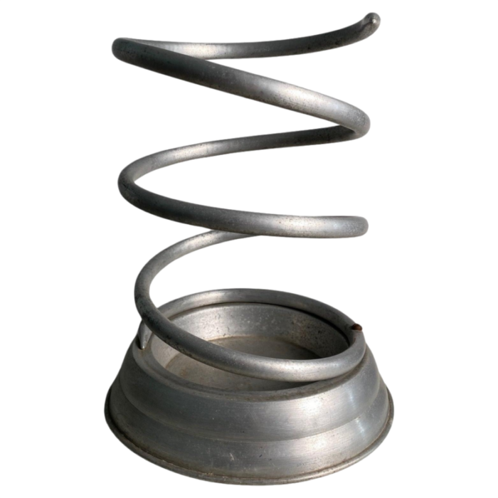 bauhaus serpentine metal umbrella stand 1930s 5602