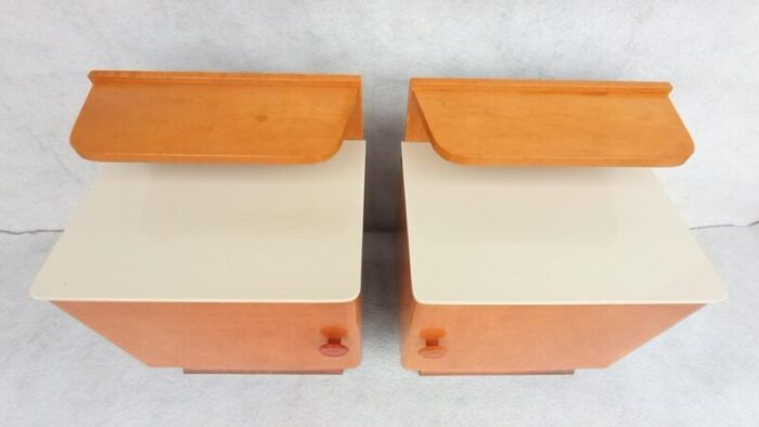 bedside tables by frantisek jirak for tatra 1960s set of 2 6005