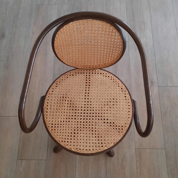 bentwood no 5501 swivel chair from thonet 1960s 1783