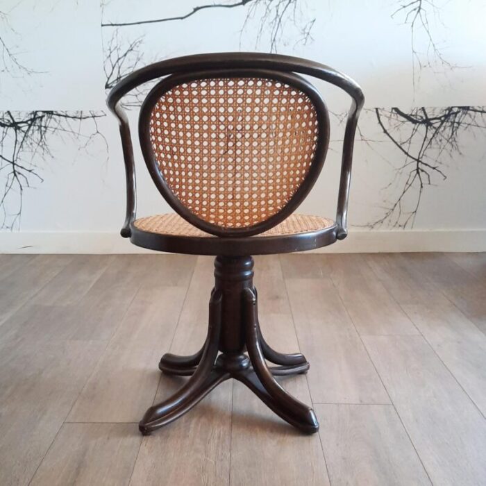 bentwood no 5501 swivel chair from thonet 1960s 3481