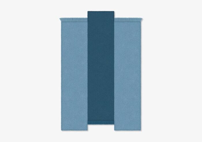 blue rectangle shape out rug from marqqa 1 1