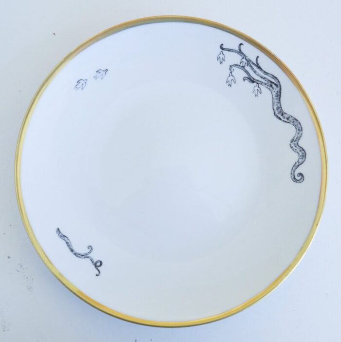 branch dinner plates from lithian ricci set of 2 1