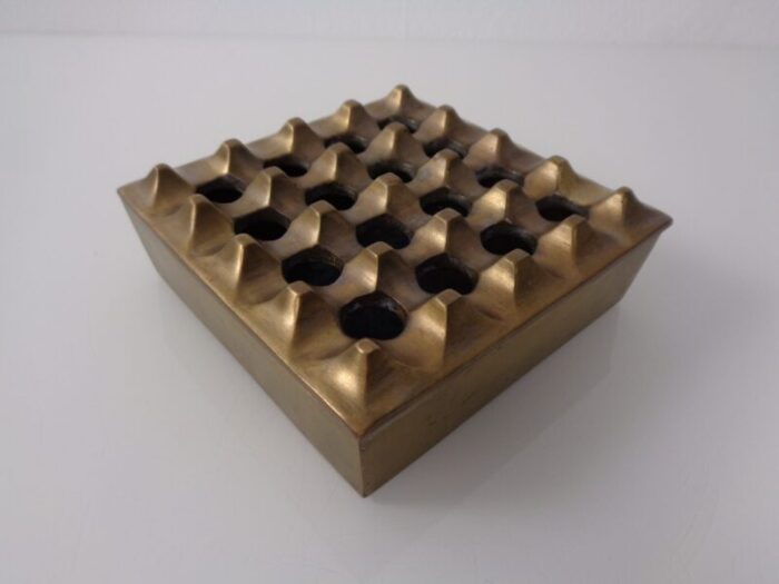 brass ashtray by backstrom and ljungberg denmark 1960s 3497