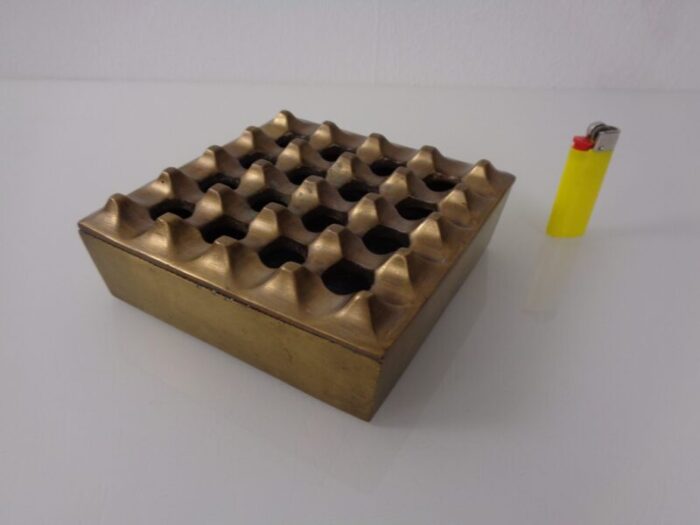 brass ashtray by backstrom and ljungberg denmark 1960s 6778