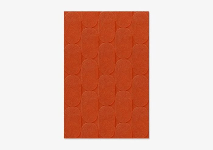 brick oval textured rug from marqqa 1