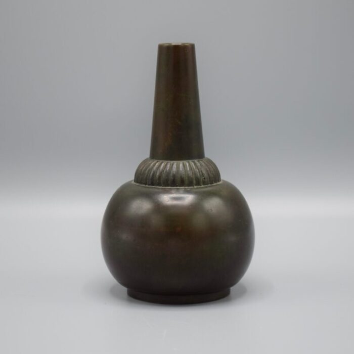 bronze vase from gab sweden 1930s 4673