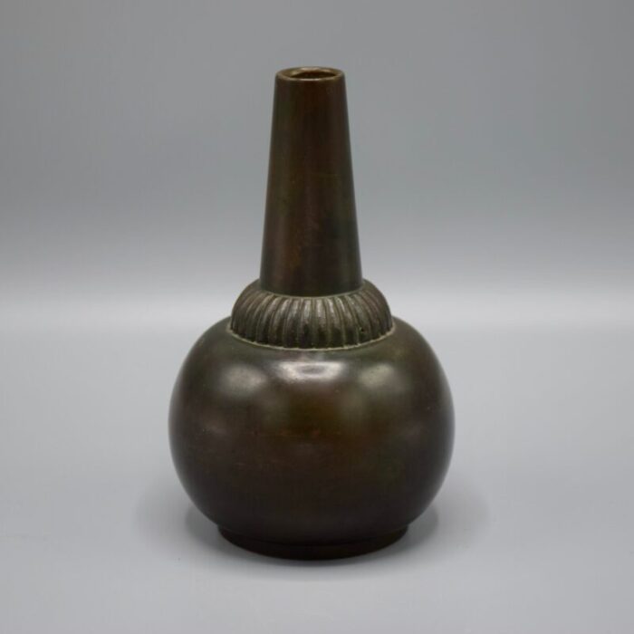 bronze vase from gab sweden 1930s 5733