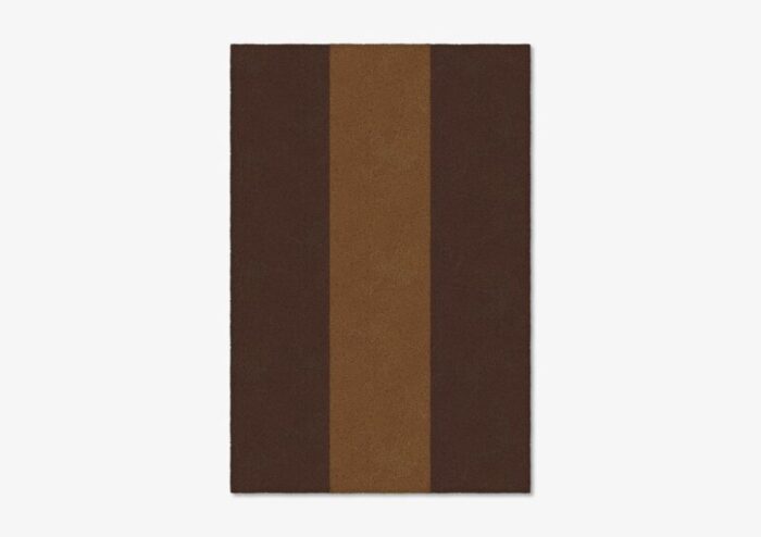 brown chocolate rectangle shape in rug from marqqa 1