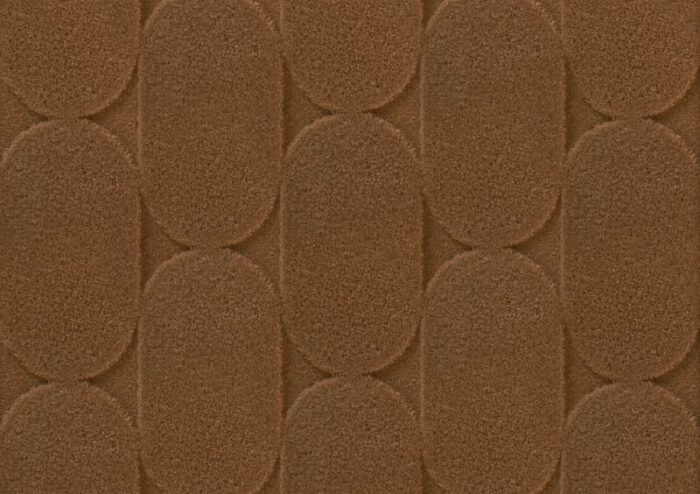 brown oval textured rug from marqqa 2