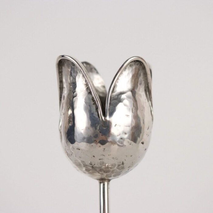 candleholder in silver from arrigo finzi milan 3