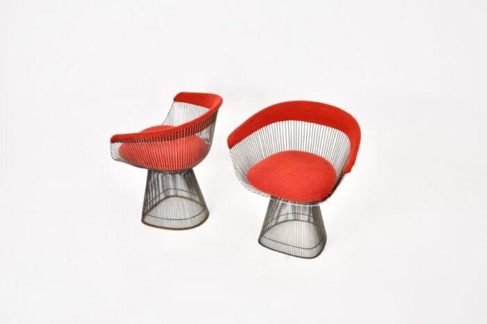 chairs attributed to warren platner for knoll international 1960s set of 2 0119