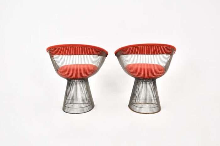 chairs attributed to warren platner for knoll international 1960s set of 2 6200