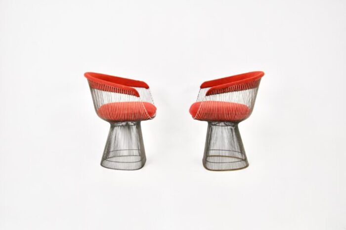 chairs attributed to warren platner for knoll international 1960s set of 2 6830