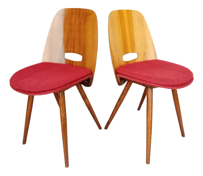 chairs by frantisek jirak 1960s set of 2 4658