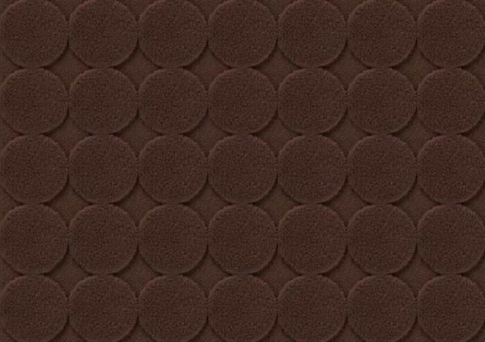 chocolate circle textured rug from marqqa 2