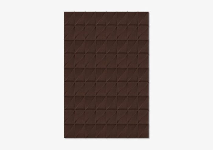 chocolate triangle textured rug from marqqa 1