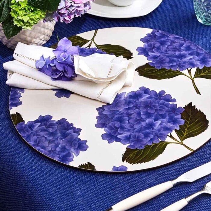 crema blue hydrangea placemat by mariavi 2