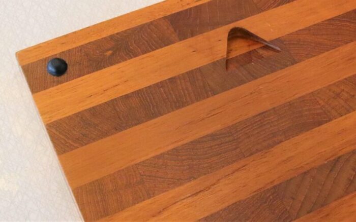 cutting board or serving dish in solid teak from digsmed denmark 2