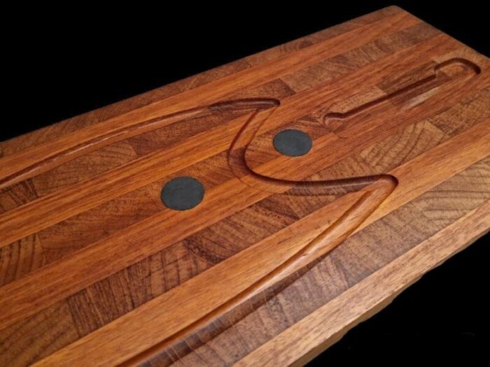 cutting board or serving dish in solid teak from digsmed denmark 6