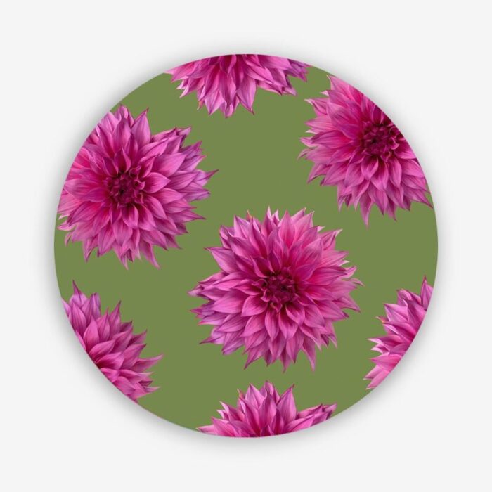 dalia lucid green fuchsia placemat by mariavi 1