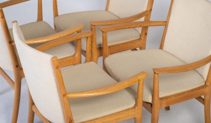 danish armchairs by kai lyngfeldt larsen for sren willadsen 1950s set of 4 9328