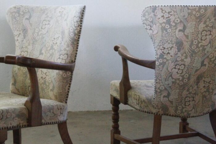 danish lounge chair 1940s set of 2 7233