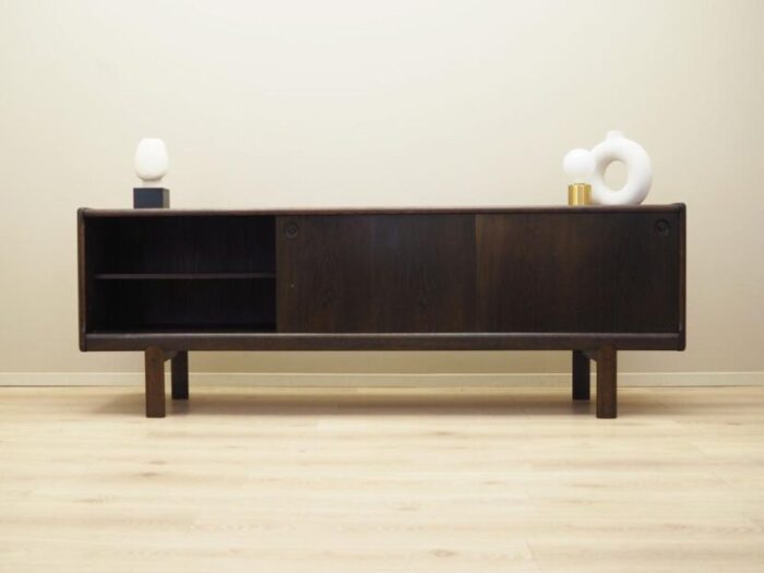 danish oak sideboard from bramin 1970s 2261