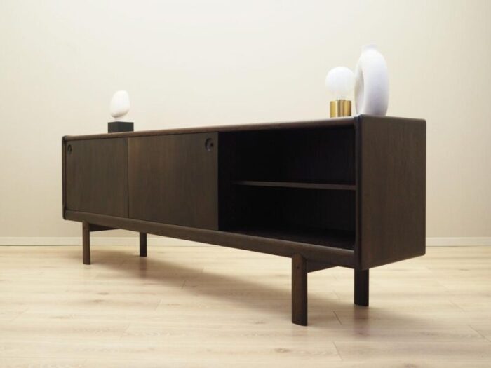 danish oak sideboard from bramin 1970s 3766