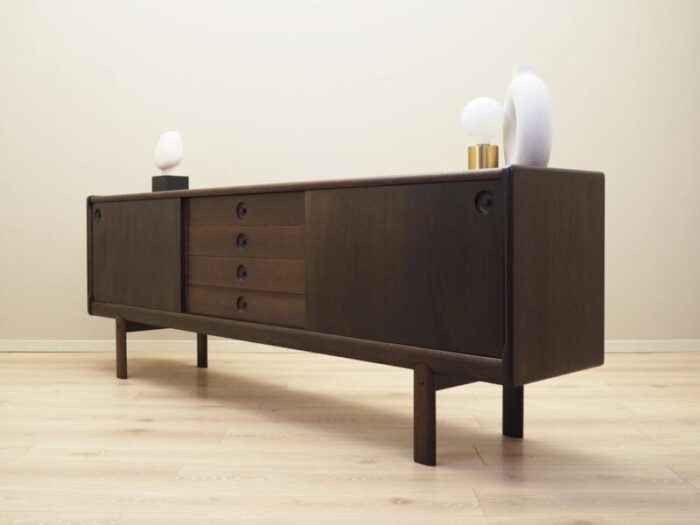 danish oak sideboard from bramin 1970s 9379