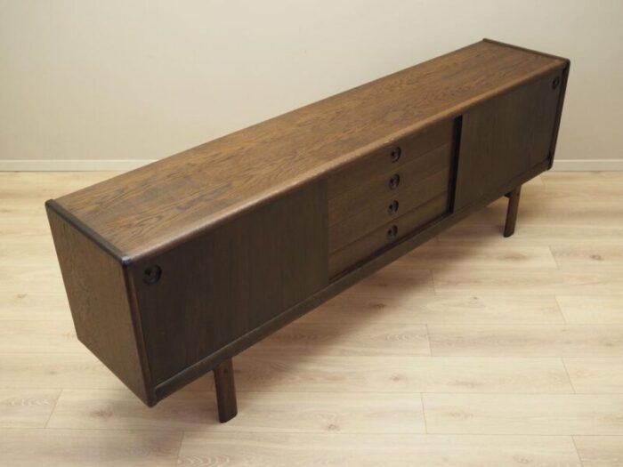 danish oak sideboard from bramin 1970s 9532