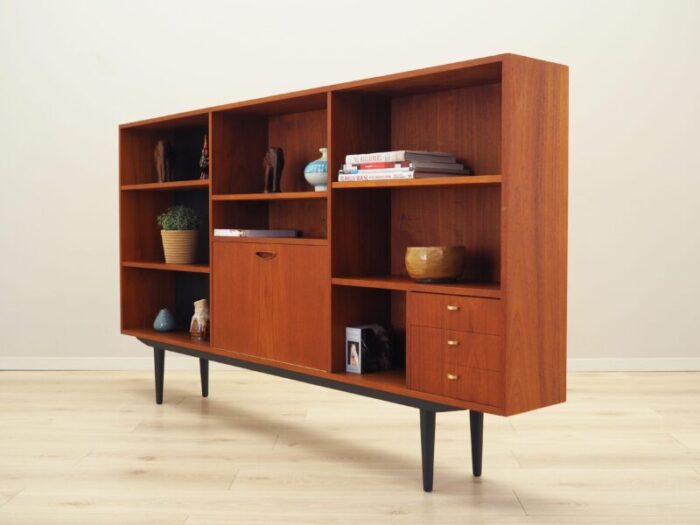 danish teak bookcase 1970s 2035