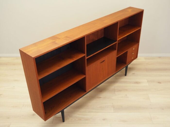 danish teak bookcase 1970s 3407