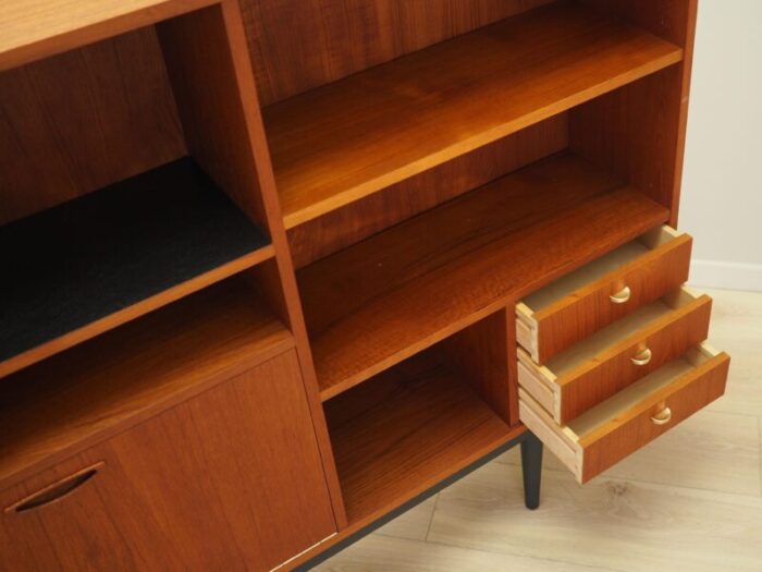 danish teak bookcase 1970s 7524