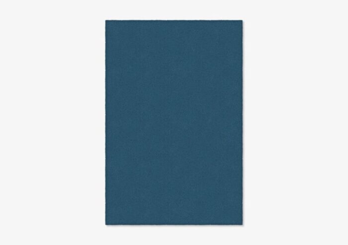 dark blue rectangle plain rug from marqqa 1