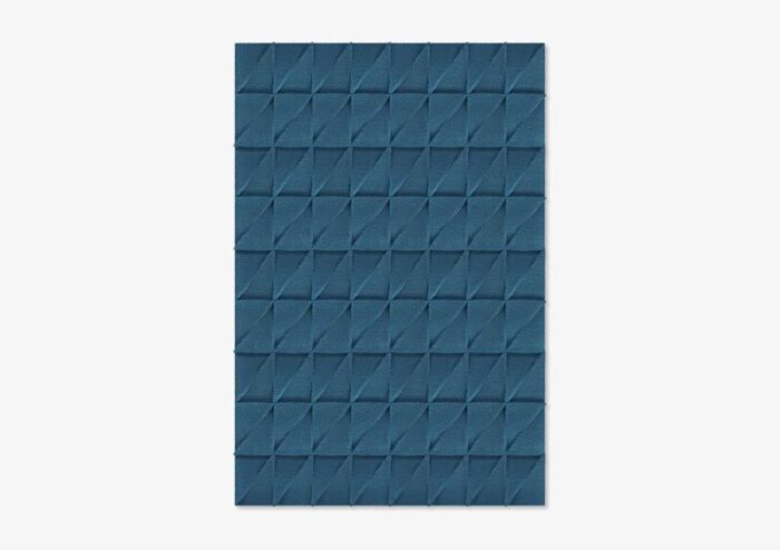 dark blue triangle textured rug from marqqa 1