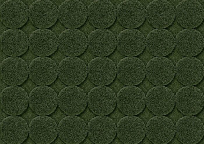 dark green circle textured rug from marqqa 2