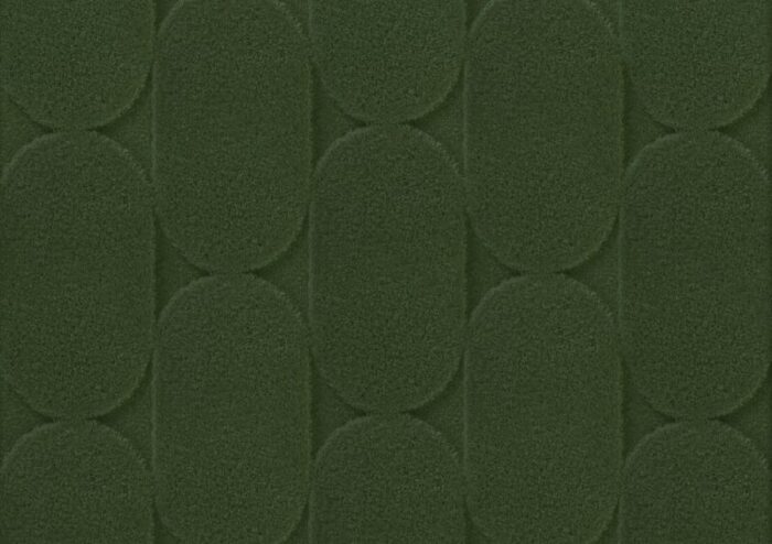 dark green oval textured rug from marqqa 2