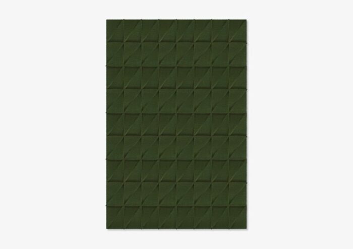 dark green triangle textured rug from marqqa 1