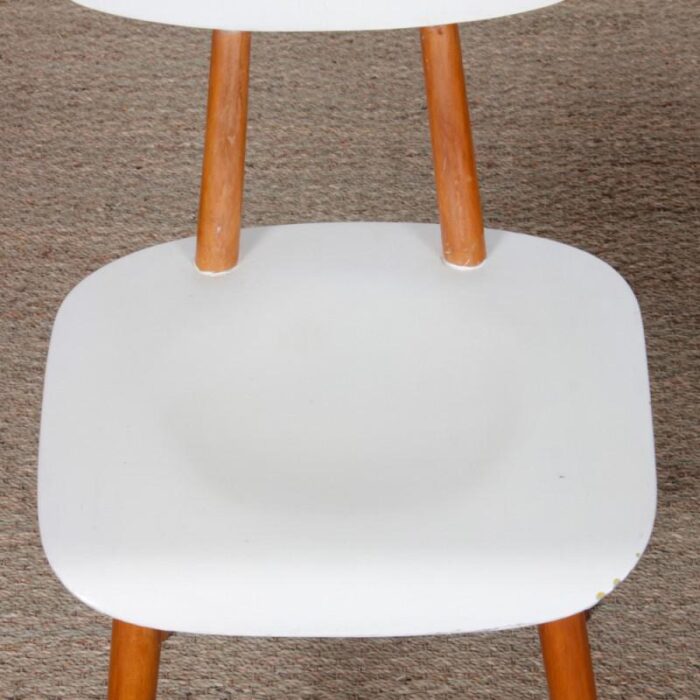 dining chairs from ton 1960s set of 3 2298