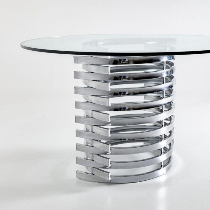 dining table in the style of renato zevi italy 1980s 8736