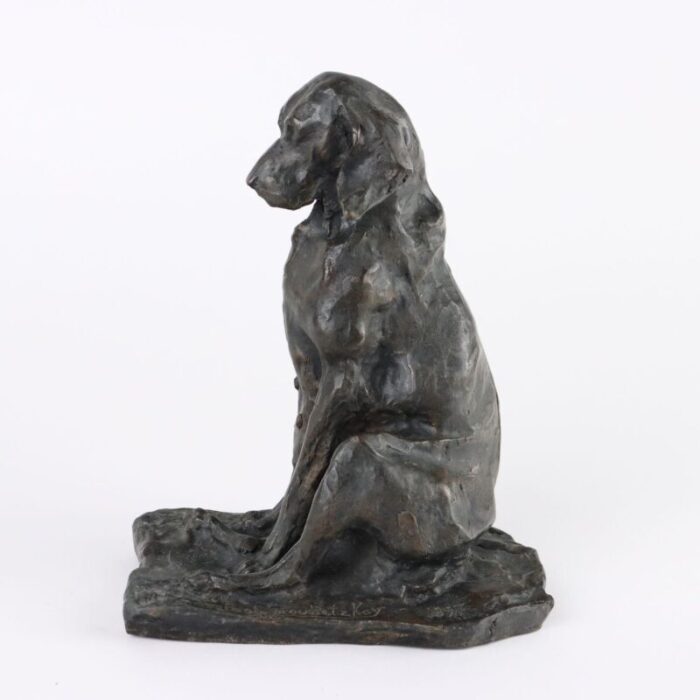 dog in bronze by paolo petrovitch troubetzkoy 7516