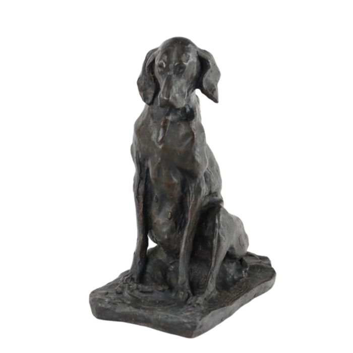 dog in bronze by paolo petrovitch troubetzkoy 9098