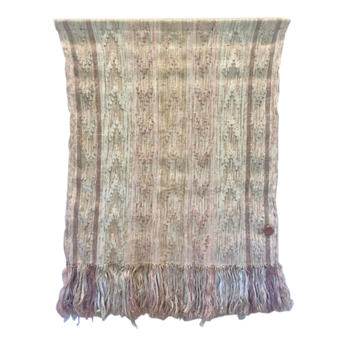 don freedman signed silk weaving in muted pastel tones 3954