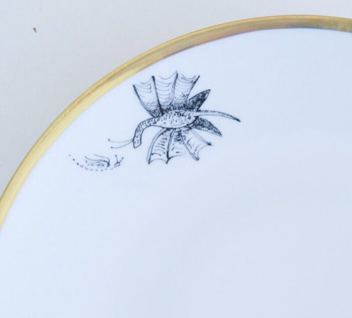 dragonfly dinner plates from lithian ricci set of 2 2