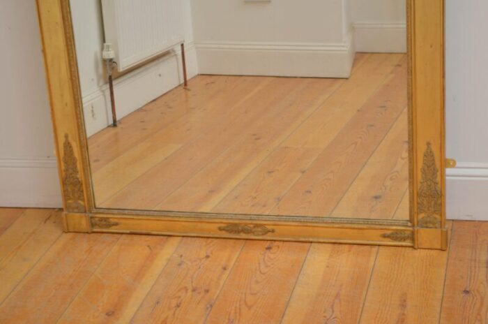 early 19th century gilded leaner mirror 1840s 3498