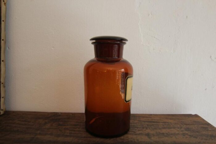 early 20th century german apothecary glass jar 1920s 0900