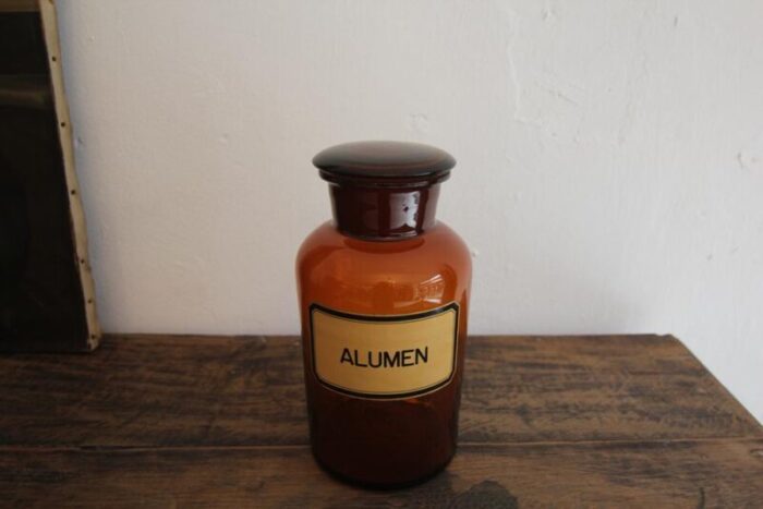 early 20th century german apothecary glass jar 1920s 3600