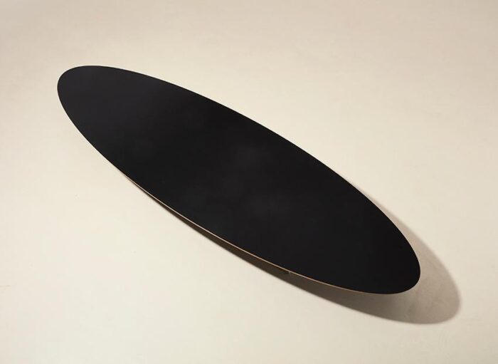 elliptical surfboard coffee table by charles and ray eames for herman miller 1951 5781 scaled