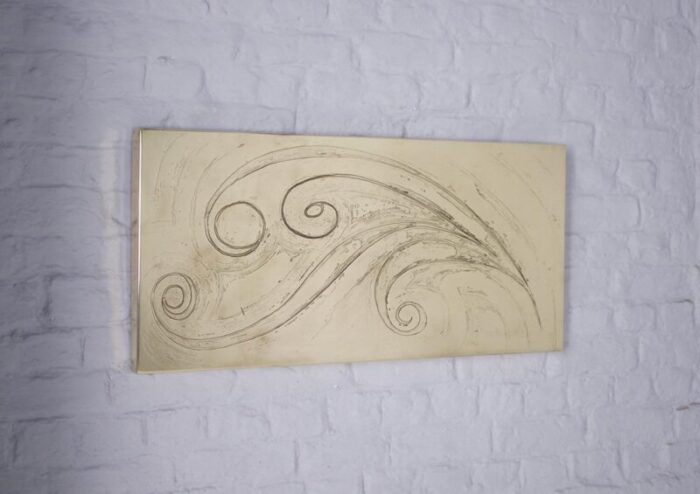 engraved brass wall panel 1