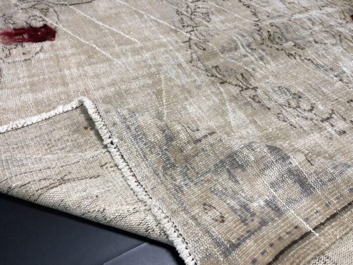 faded beige saloon decor 6 9 floor rug 5